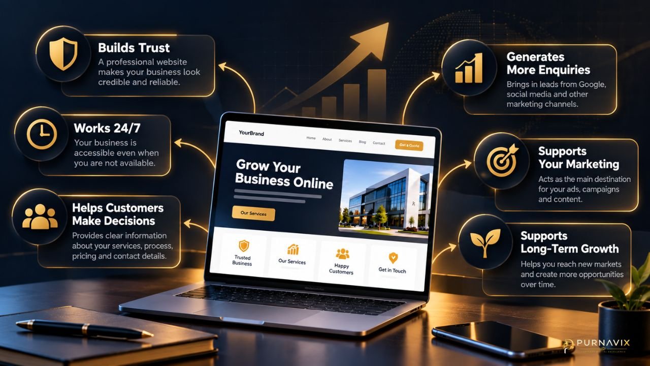 What does a business actually gain from a website